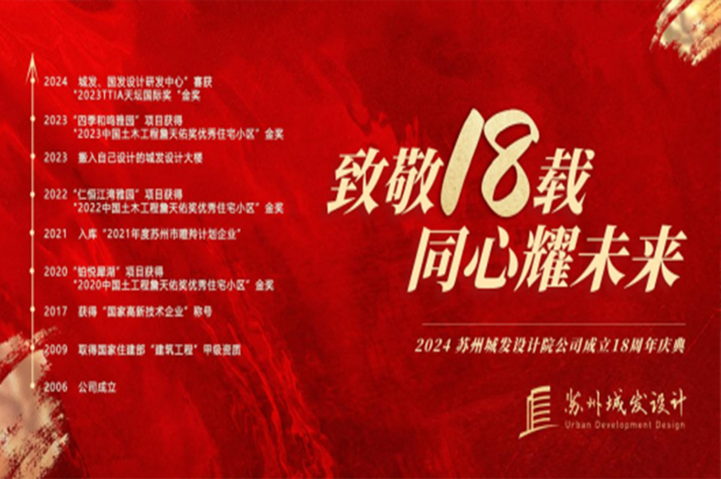 記憶丨蘇州城發(fā)設計喜迎十八周年慶！